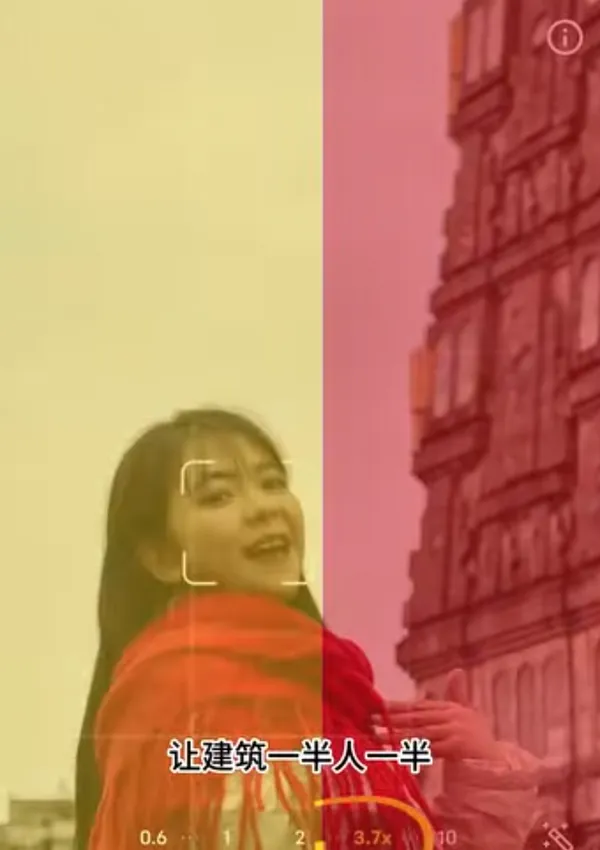 Person posing with a building in the background.